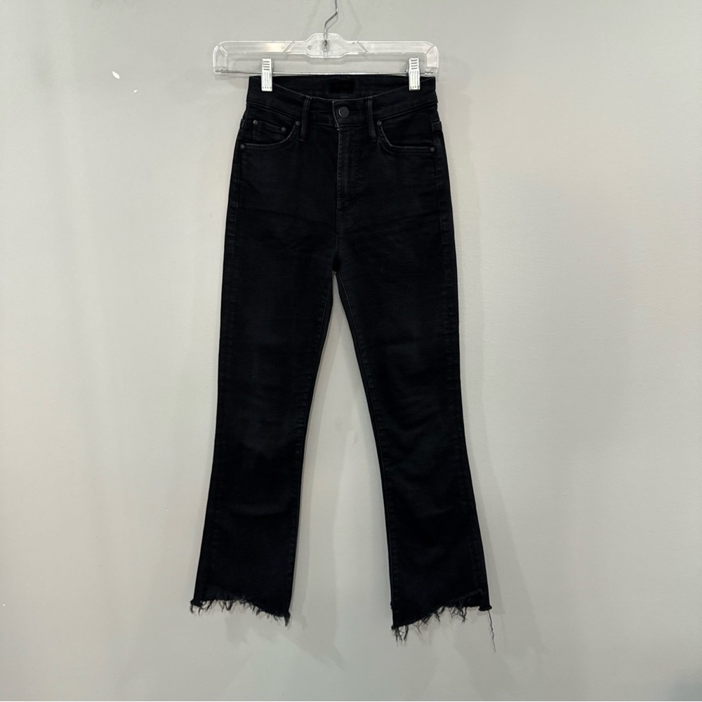 Mother Jeans The Insider Crop Two Step Fray in Not Guilty - Picture 9 of 13